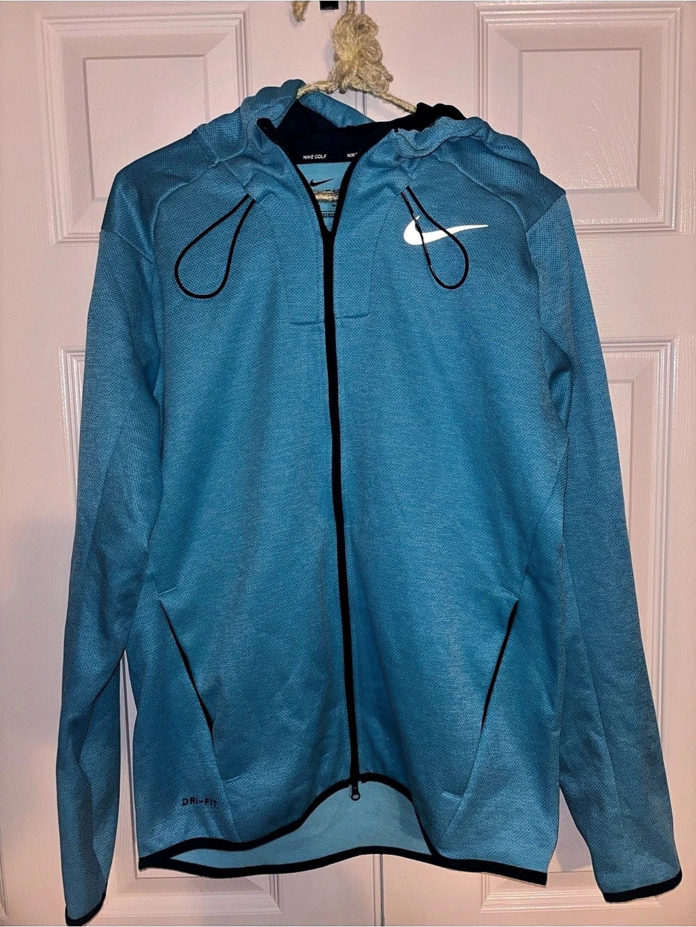 Nike Golf Dri-FIT Full-Zip Hoodie Blue Small Jacket